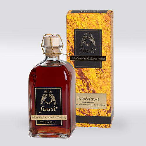 finch Dinkel Port Schwäbischer Hochland Single Grain Whisky - 8 Jahre - 42,0% Vol. - 0,5 ltr.