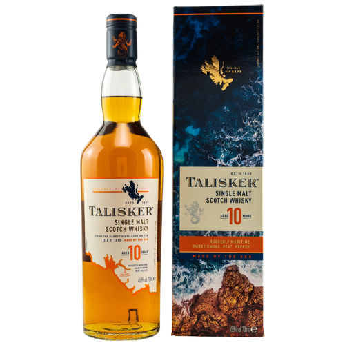 Talisker Island Single Malt Whisky - 10 Jahre - 45,8% Vol. - 0,7 ltr.