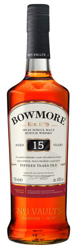 Bowmore Islay Single Malt Whisky - 15 Jahre - 43,0% Vol. - 0,7 ltr.