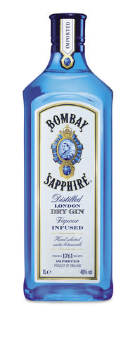 Bombay Sapphire London Dry Gin - 40,0% Vol. - 1,0 ltr.