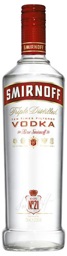 Smirnoff Red Label Vodka - 37,5% Vol. - 0,7 ltr.