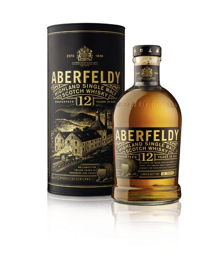 Aberfeldy Highland Single Malt Whisky - 12 Jahre - 40,0% Vol. - 0,7 ltr.