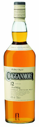 Cragganmore Speyside Single Malt Whisky - 12 Jahre - 40,0% Vol. - 0,7 ltr.