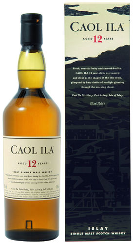 Caol Ila Islay Single Malt Whisky - 12 Jahre - 43,0% Vol. - 0,7 ltr.