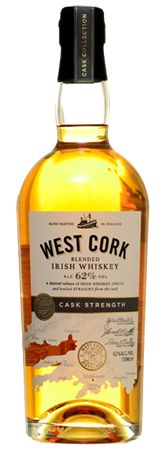 West Cork Cask Strength Irish Blended Whiskey - 62,0% Vol. - 0,7 ltr.