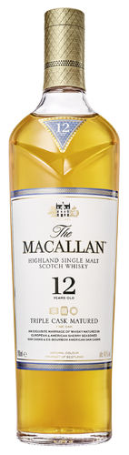 Macallan Triple Cask Fine Oak Speyside Single Malt Whisky - 12 Jahre - 40,0% - 43,0% Vol. - 0,7 ltr.