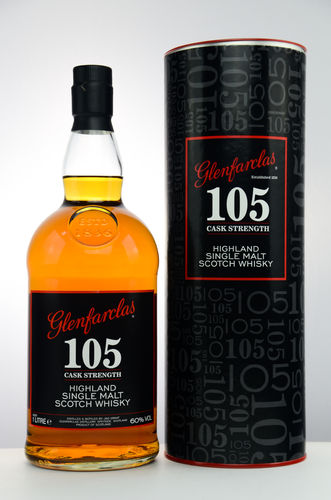 Glenfarclas 105 Speyside Single Malt Whisky Cask Strength - 60,0% Vol. - 1,0 ltr.