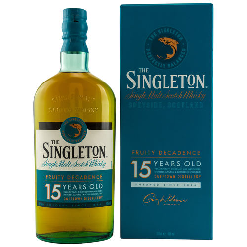The Singleton of Dufftown Speyside Single Malt Whisky - 15 Jahre - 40,0% Vol. - 0,7 ltr.