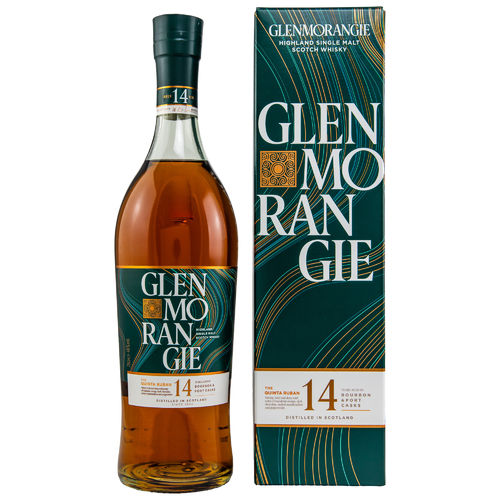 Glenmorangie The Quinta Ruban Highland Single Malt Whisky - 14 Jahre - 46,0% Vol. - 0,7 ltr.