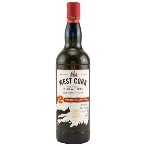 West Cork Irish Stout Cask Irish Blended Whiskey - 40,0% Vol. - 0,7 ltr.