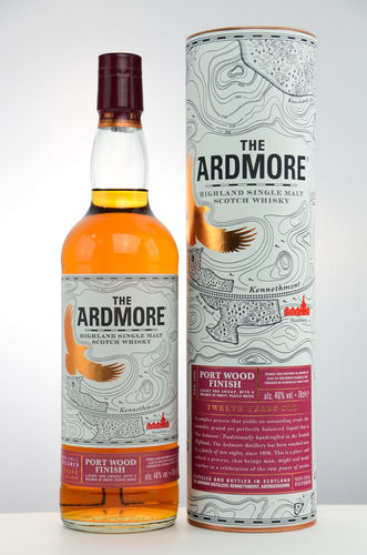 The Ardmore Port Wood Finish Highland Single Malt Whisky - 12 Jahre - 46,0% Vol. - 0,7 ltr.