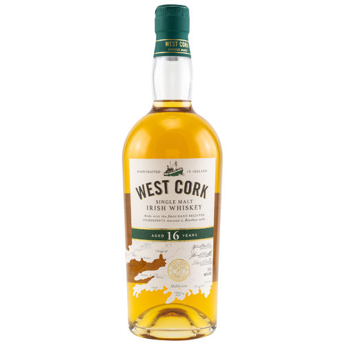 West Cork Irish Single Malt Whiskey - 16 Jahre - 40,0% Vol. - 0,7 ltr.