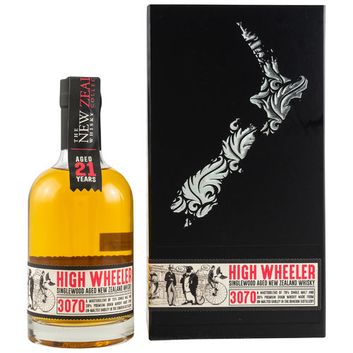 New Zealand Whisky Company High Wheeler - 21 Jahre - 43,0% Vol. - 0,35 ltr.