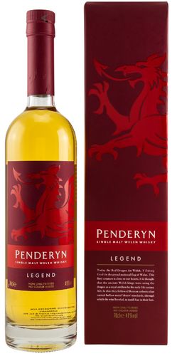 Penderyn Legend Welsh Single Malt Whisky - 41,0% Vol. - 0,7 ltr.