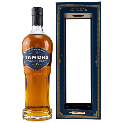 Tamdhu Speyside Single Malt Whisky - 15 Jahre - 46,0% Vol. - 0,7 ltr.