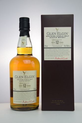 Glen Elgin Speyside Single Malt Whisky - 12 Jahre - 43,0% Vol. - 0,7 ltr.