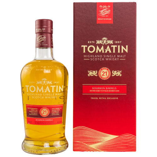 Tomatin Highland Single Malt Whisky - 21 Jahre - 46,0% Vol. - 0,7 ltr.