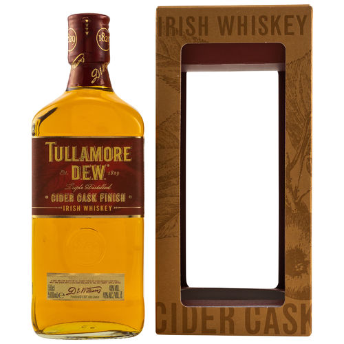 Tullamore D.E.W. Cider Cask Finish Blended Irish Whiskey - 40,0% Vol. - 0,5 ltr.