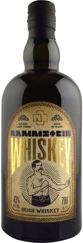 Rammstein Blended Irish Pot Still Whiskey - 10 Jahre - 43,0 Vol. - 0,7 ltr.