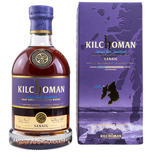 Kilchoman Sanaig Islay Single Malt Whisky - 46,0% Vol. - 0,7 ltr.