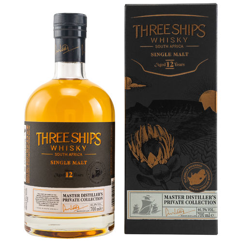 Three Ships South African Single Malt Whisky - 12 Jahre - 46,3% Vol. - 0,7 ltr.