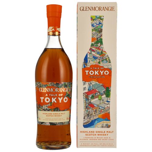 Glenmorangie A Tale of Tokyo Highland Single Malt Whisky - 46,0% Vol. - 0,7 ltr.